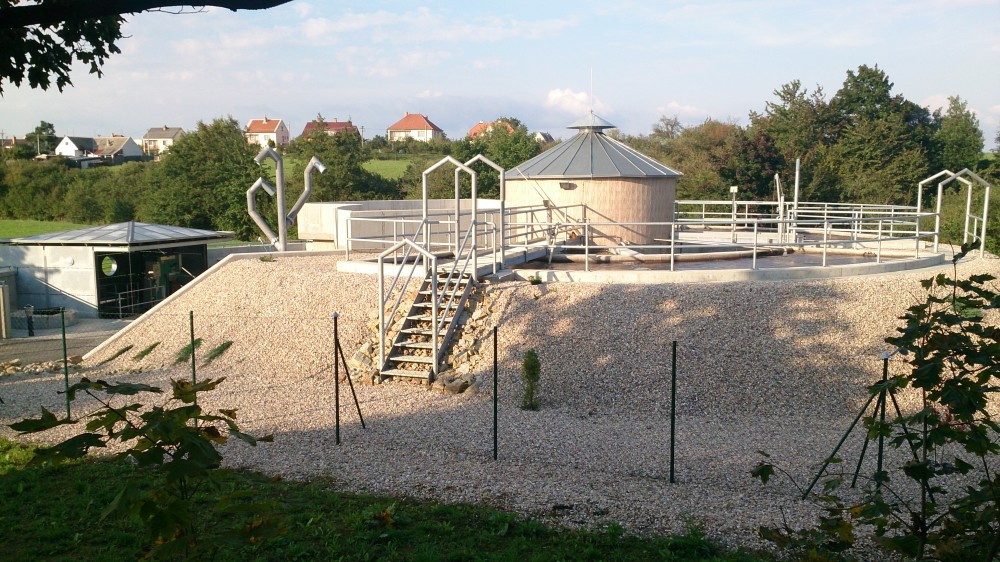 Splašková kanalizace a ČOV, Nové Syrovice a Láz — fotografie 3 z 3